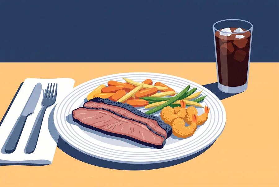 Roast beef plate from the 3Sixty buffet